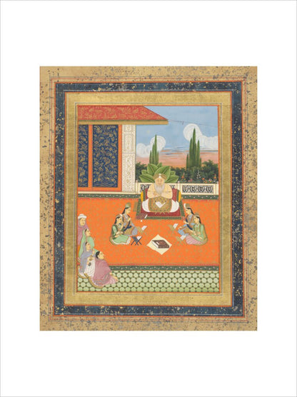 A study scene of young women (art print, medium, unframed)