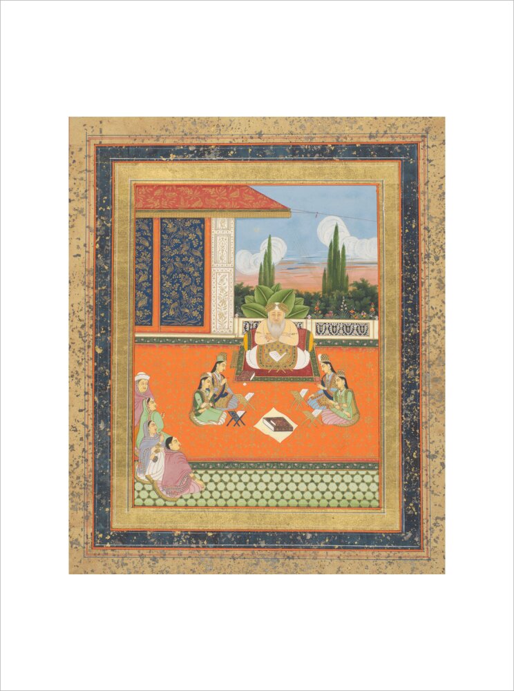 A study scene of young women (art print, extra large, unframed)