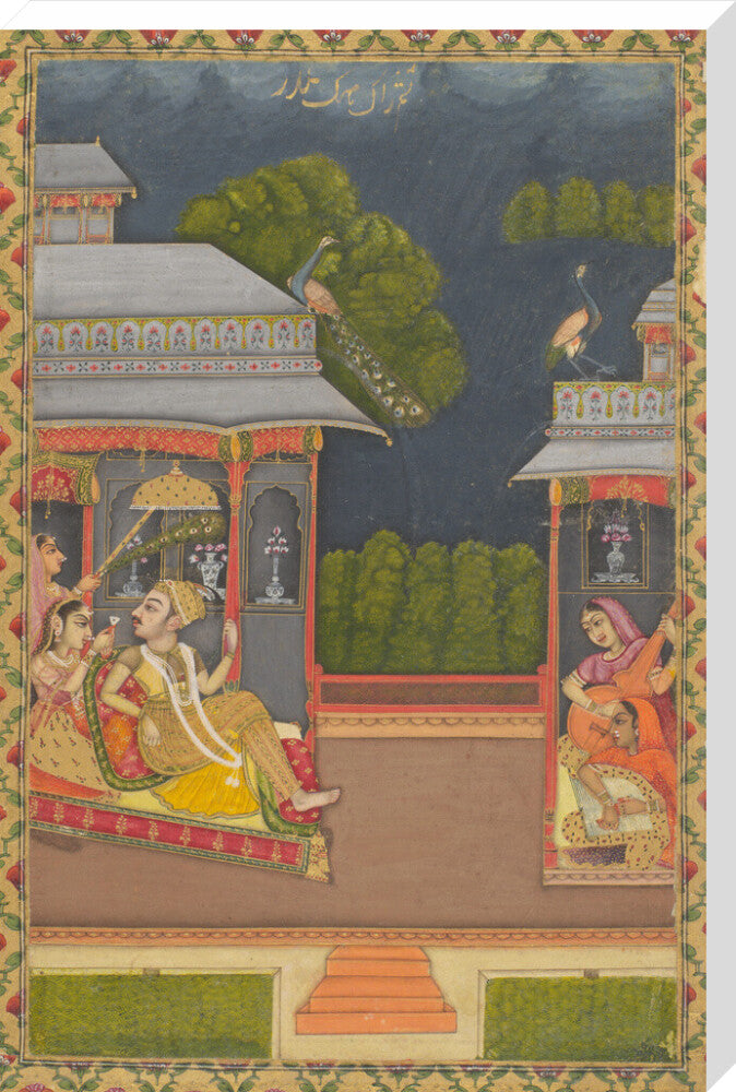 Raga Megh Malhar (stretched canvas, extra large, unframed)