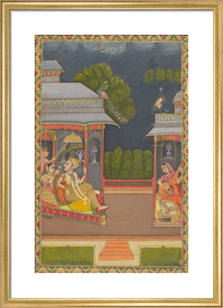 Raga Megh Malhar (art print, medium, gold)