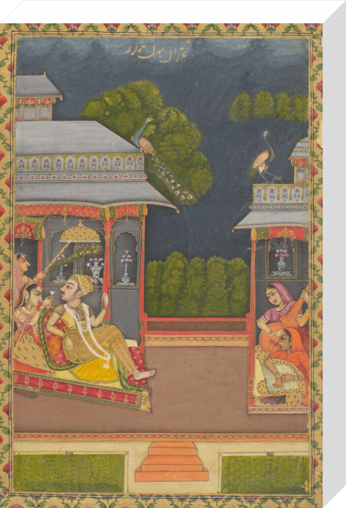 Raga Megh Malhar (stretched canvas, medium, unframed)