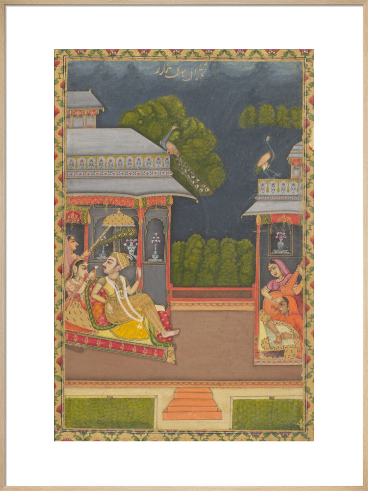 Raga Megh Malhar (art print, extra large, natural)