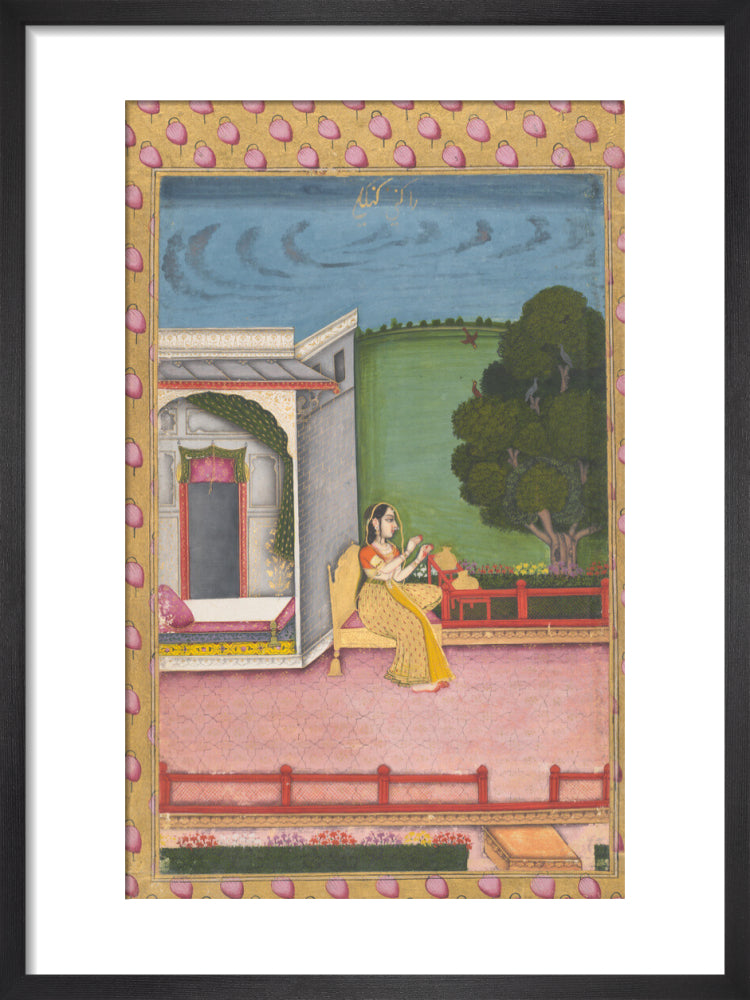 Ragini Gunakali (art print, small, black)