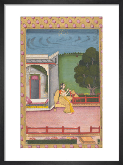 Ragini Gunakali (art print, small, black)