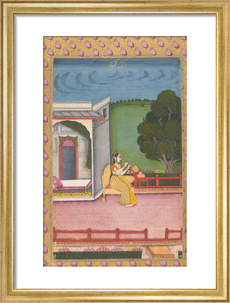 Ragini Gunakali (art print, small, gold)