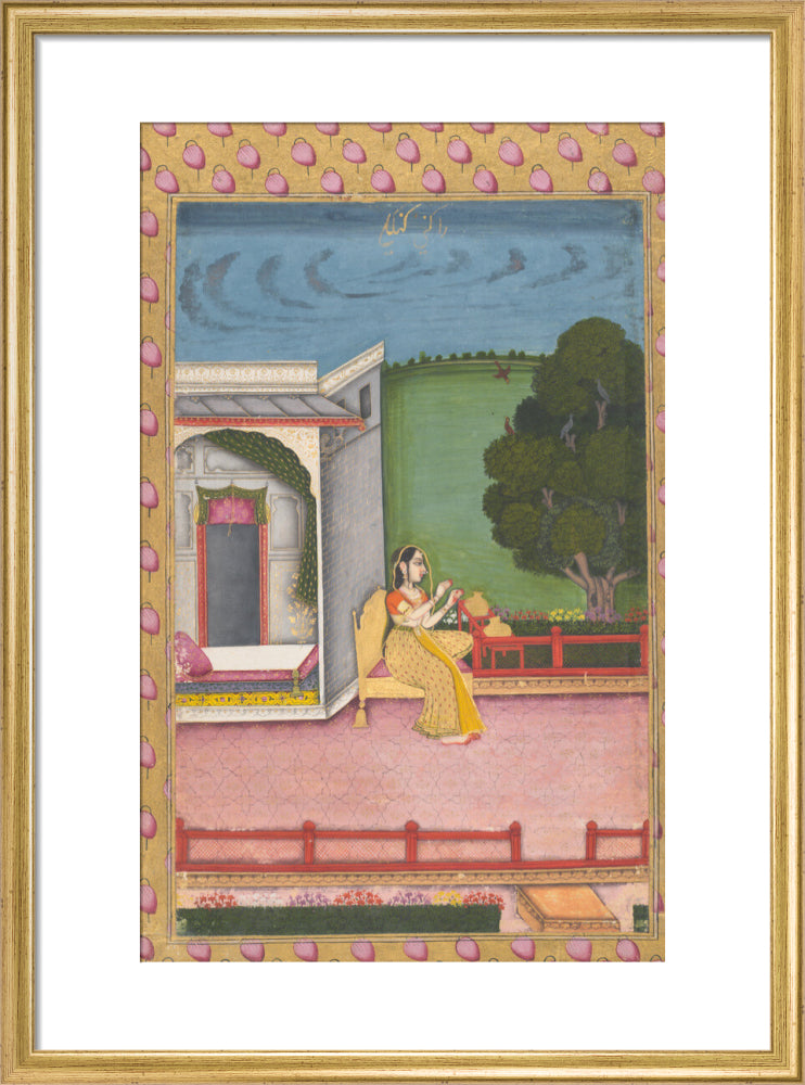 Ragini Gunakali (art print, medium, gold)