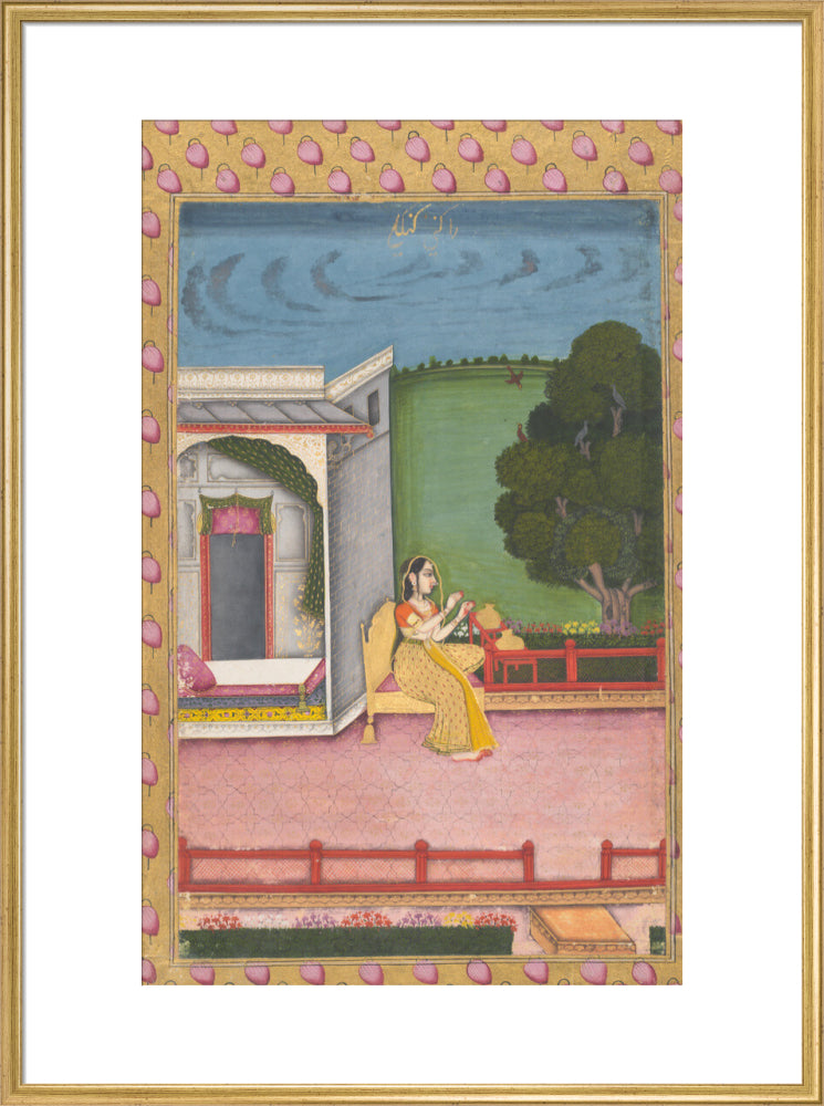 Ragini Gunakali (art print, extra large, gold)