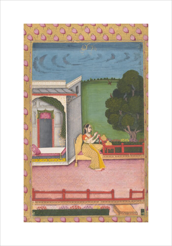 Ragini Gunakali (unstretched canvas, medium, unframed)