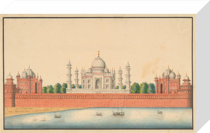 View of the Taj Mahal and Gardens (stretched canvas, small, unframed)