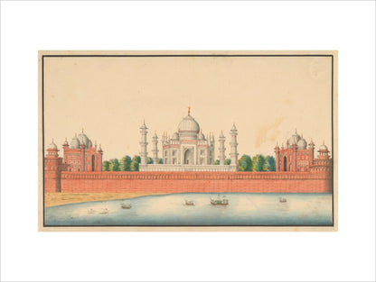 View of the Taj Mahal and Gardens (art print, medium, unframed)