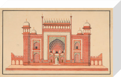 The Gateway to the Taj Mahal (stretched canvas, small, unframed)