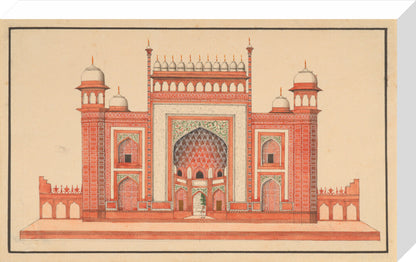 The Gateway to the Taj Mahal (stretched canvas, medium, unframed)