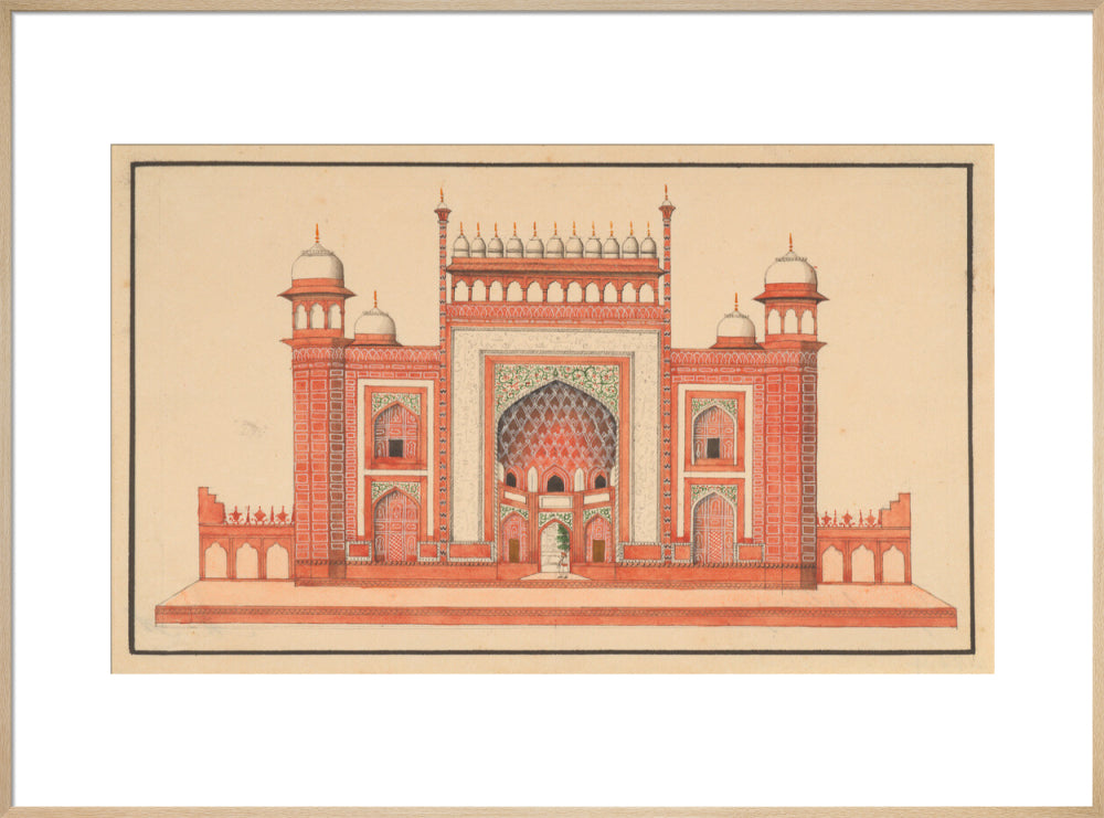 The Gateway to the Taj Mahal (art print, extra large, natural)
