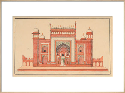 The Gateway to the Taj Mahal (art print, extra large, natural)