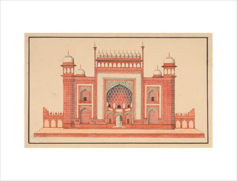 The Gateway to the Taj Mahal (art print, extra large, unframed)