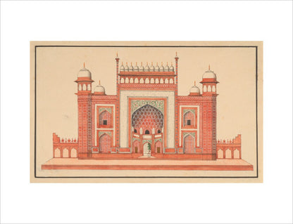 The Gateway to the Taj Mahal (art print, small, unframed)