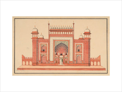 The Gateway to the Taj Mahal (art print, medium, unframed)