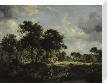 Wooded Landscape (stretched canvas, medium, unframed)