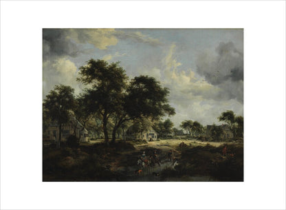 Wooded Landscape (art print, small, unframed)