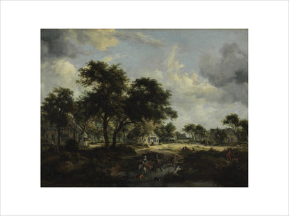 Wooded Landscape (art print, medium, unframed)