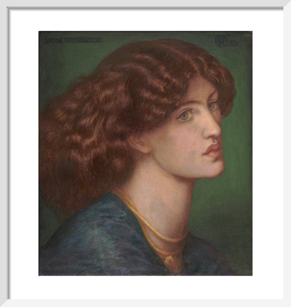 Bruna Brunelleschi (art print, small, white)