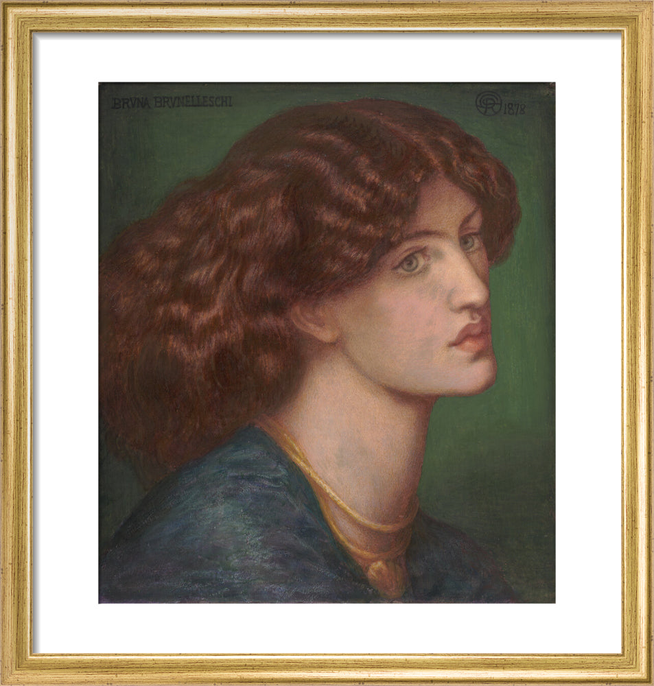 Bruna Brunelleschi (art print, small, gold)