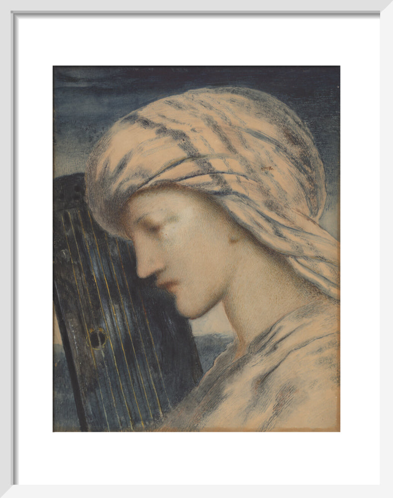 David (art print, small, white)