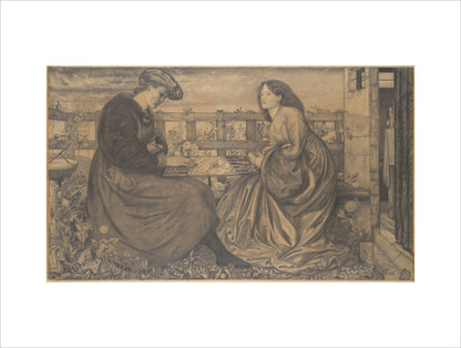 The Backgammon Players (art print, medium, unframed)