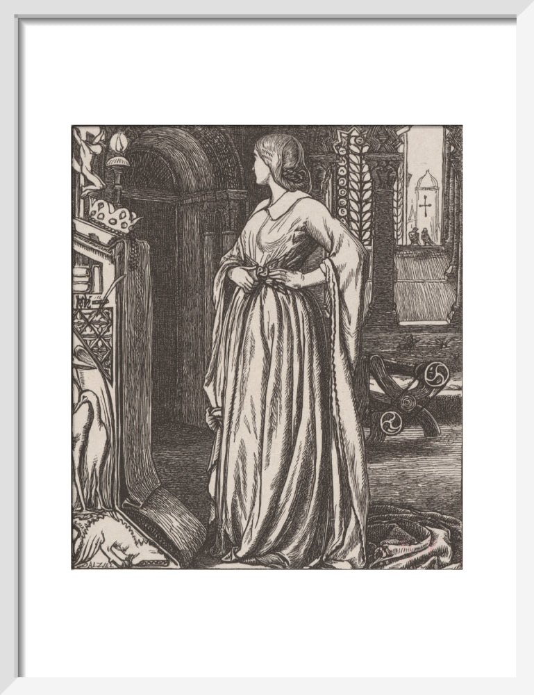 Godiva (art print, small, white)