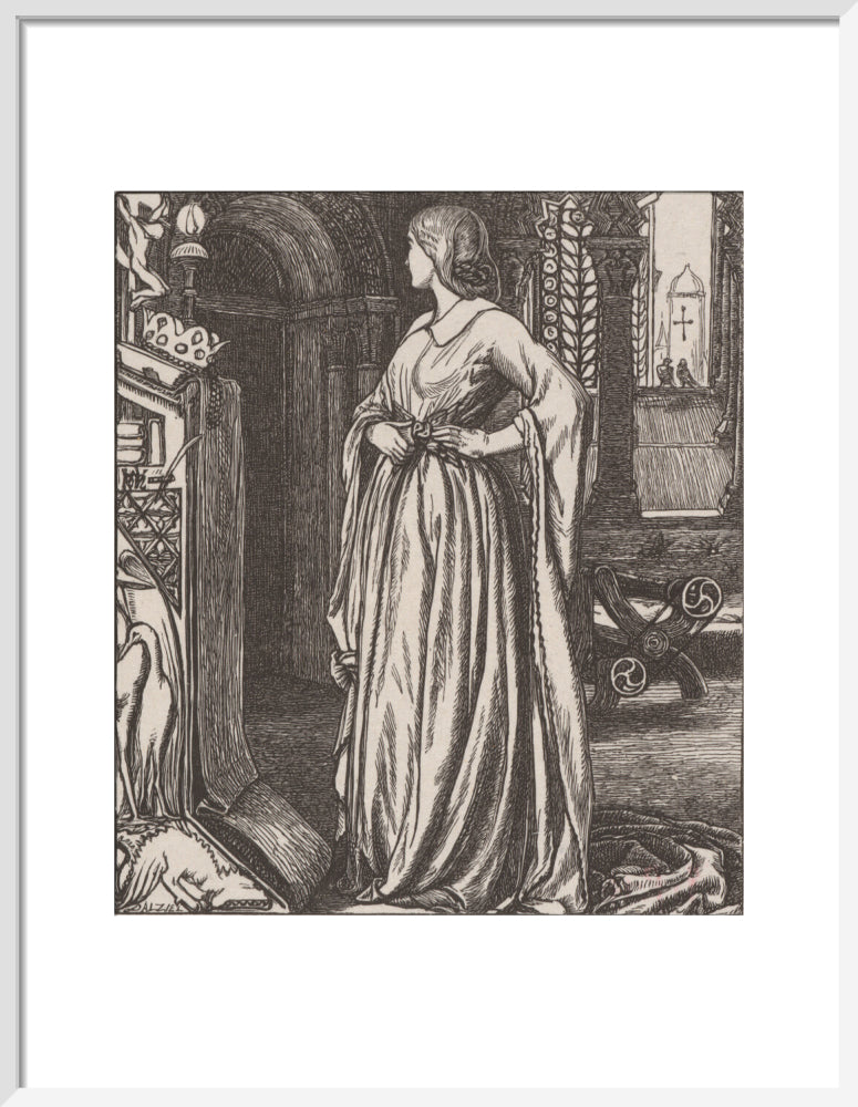 Godiva (art print, medium, white)