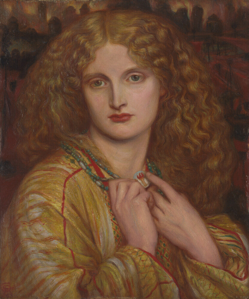 The Flaming Heart, after Rossetti