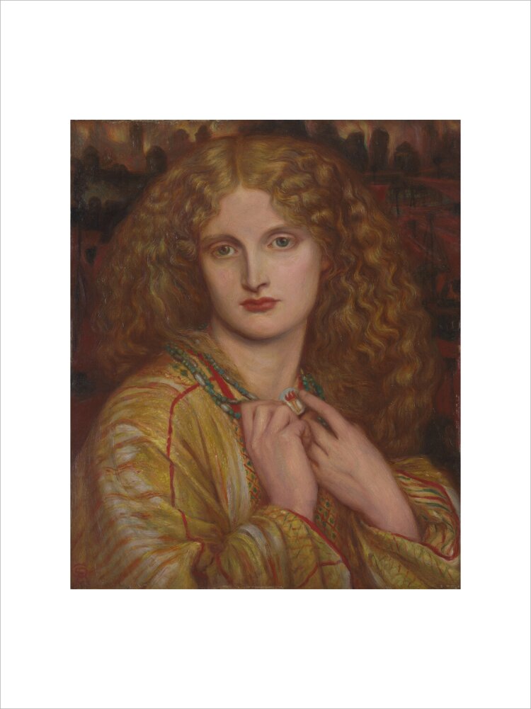 The Flaming Heart, after Rossetti (art print, extra large, unframed)