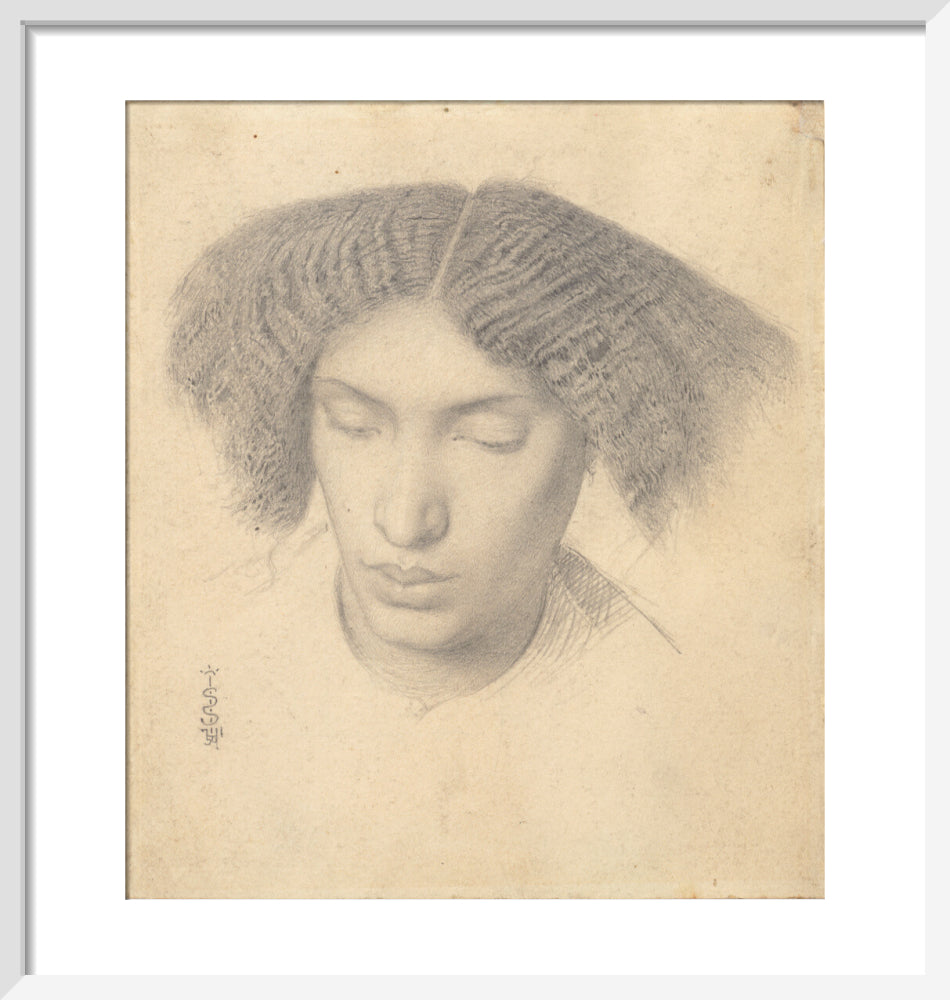 Portrait of Mrs Fanny Eaton (art print, small, white)