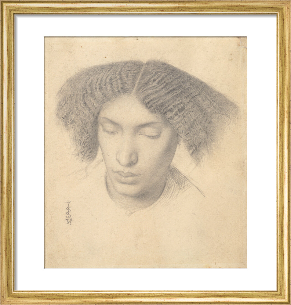 Portrait of Mrs Fanny Eaton (art print, small, gold)