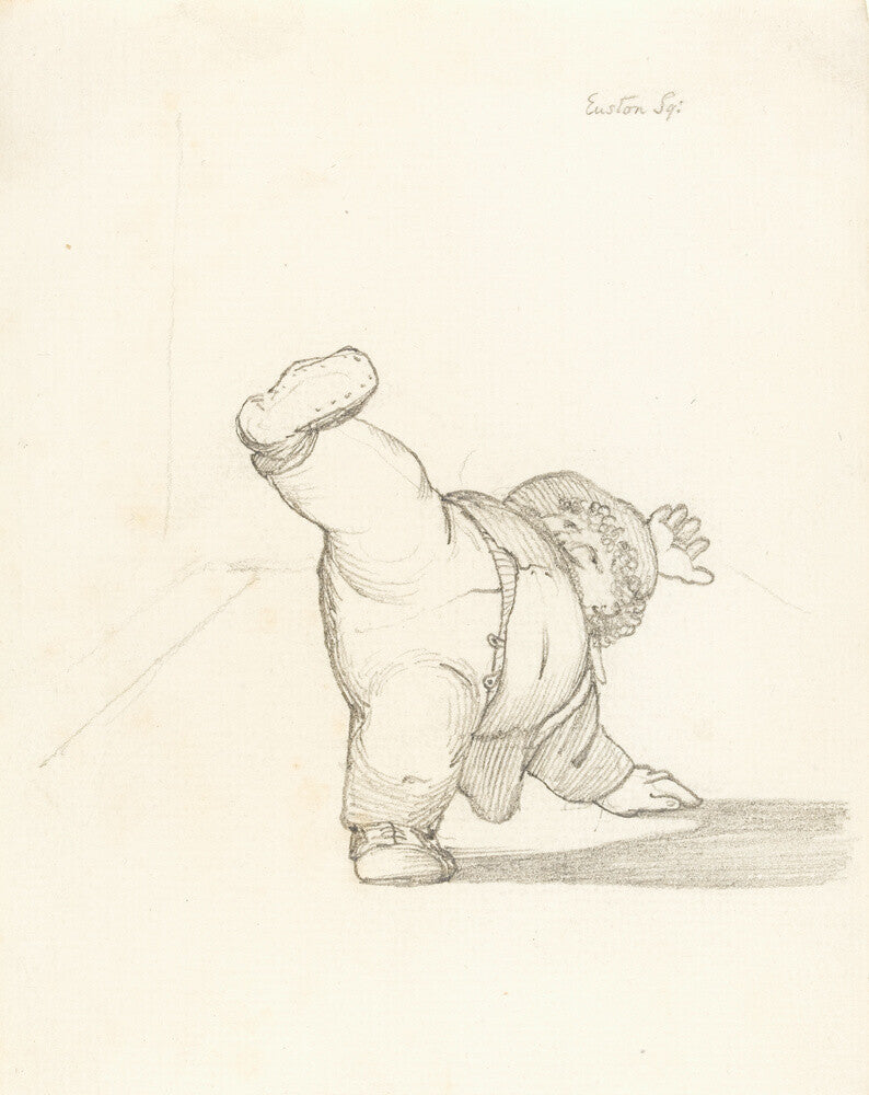 William Morris Performing a Cartwheel