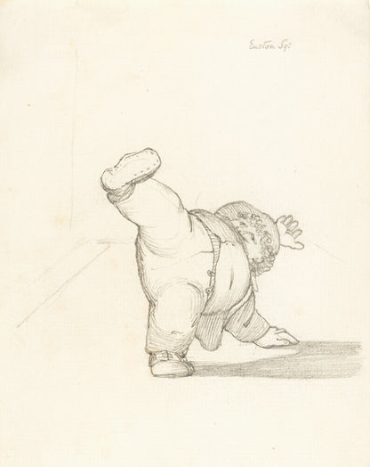 William Morris Performing a Cartwheel