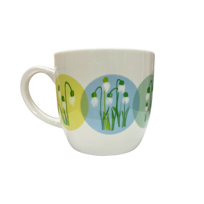 Snowdrops - Bone china mug