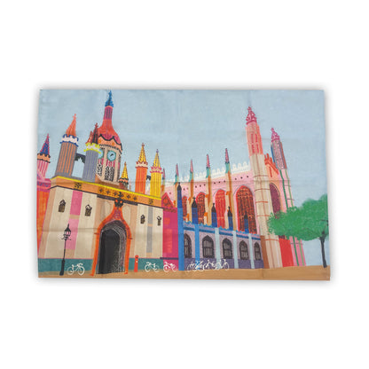King's College and Chapel - Tea towel