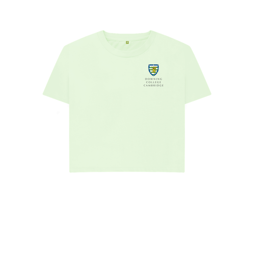 Pastel Green Downing College Women's Boxy Tee