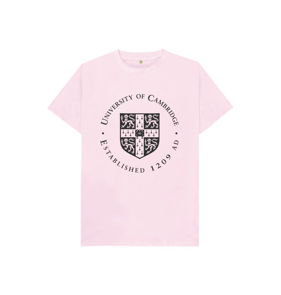 Pink Kid's University of Cambridge T-shirt, Large Shield