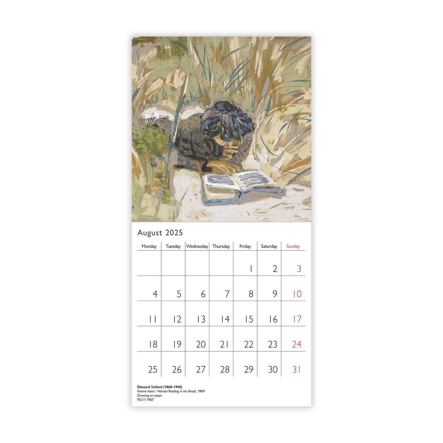 Women Reading - 2025 mini calendar