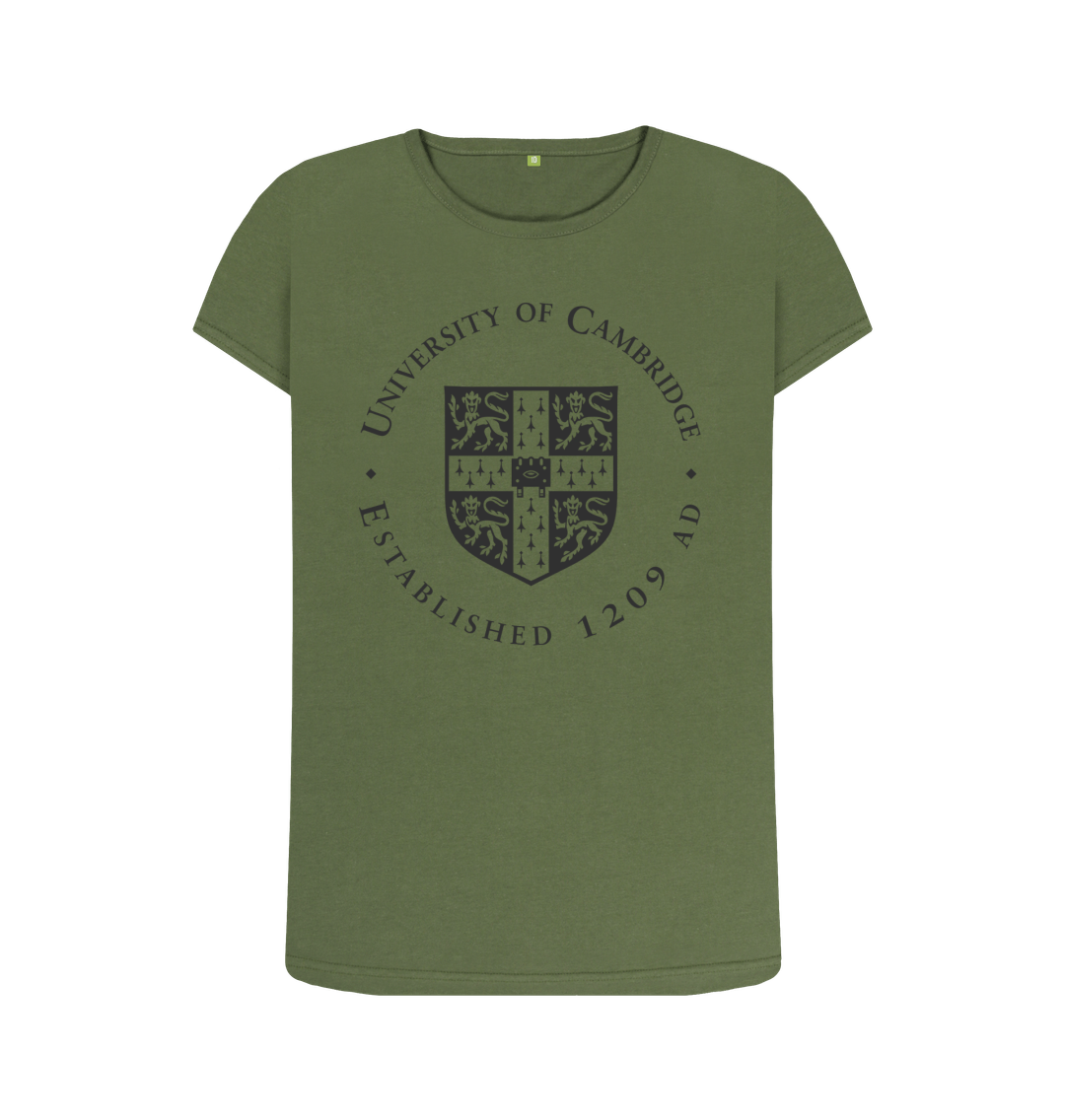 Khaki Printed T-shirt Front