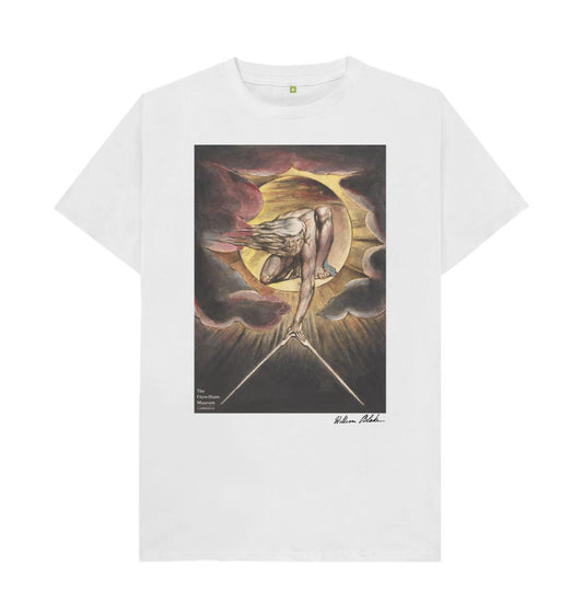 White William Blake's Ancient of Days\/Frontispiece T-Shirt Light Colours