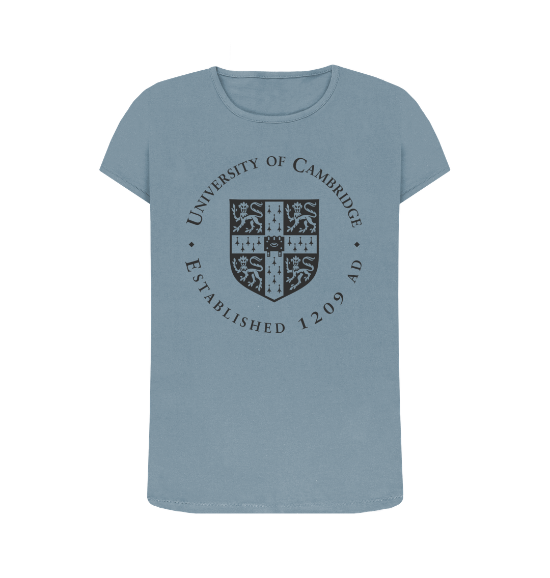 Stone Blue Printed T-shirt Front
