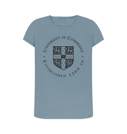 Stone Blue Printed T-shirt Front