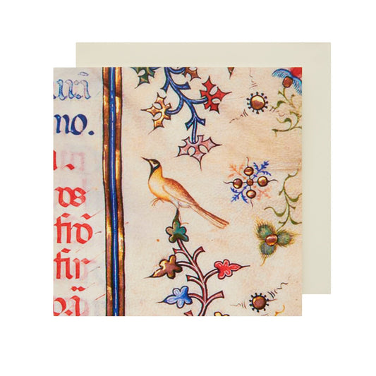 A Medieval Bird - Greetings card
