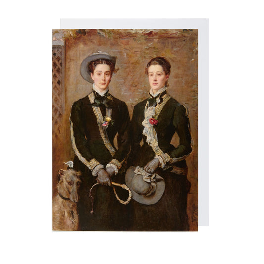 The Twins, Kate and Grace Hoare - Greeting card