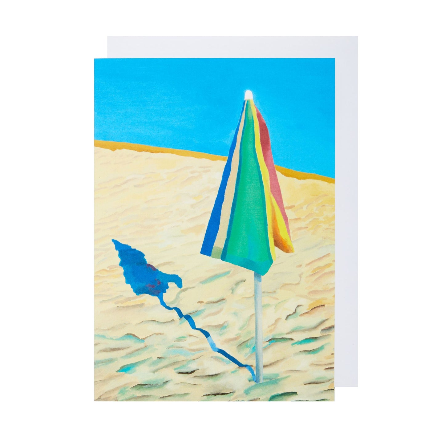 Beach Umbrella - Greeting card