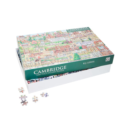 Cambridge by Kathy Lewis - 1000 piece jigsaw puzzle