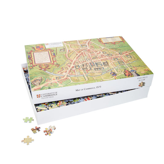 Map of Cambridge, 1575 - 1000 pc Jigsaw puzzle